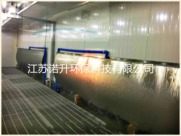 噴漆室的供風(fēng)、排風(fēng)方式等配套裝置。
